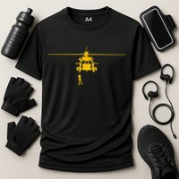 Awesome H 60 Helicopter Search And Rescue SAR Cooling Performance Crew T-Shirt
