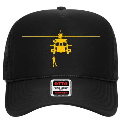 Awesome H 60 Helicopter Search And Rescue SAR Trucker Hat