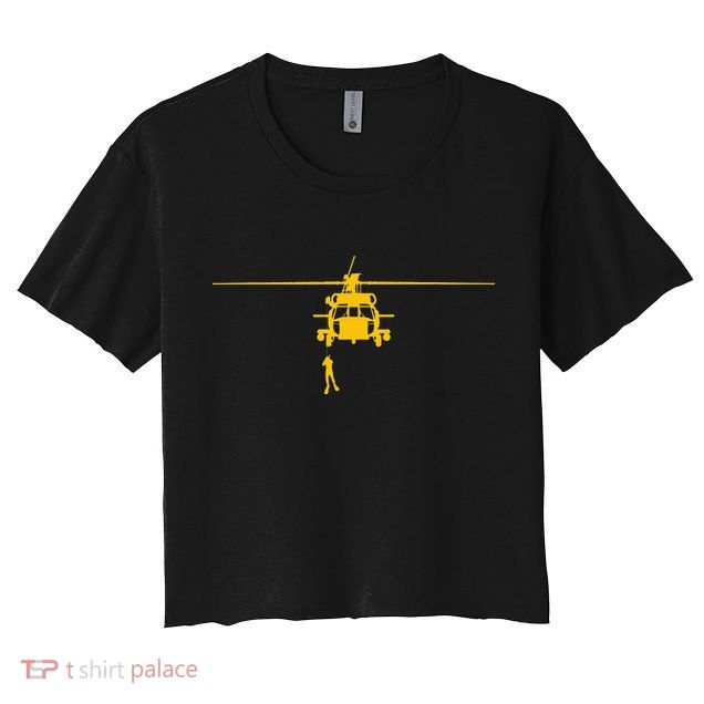 Awesome H 60 Helicopter Search And Rescue SAR Crop Top