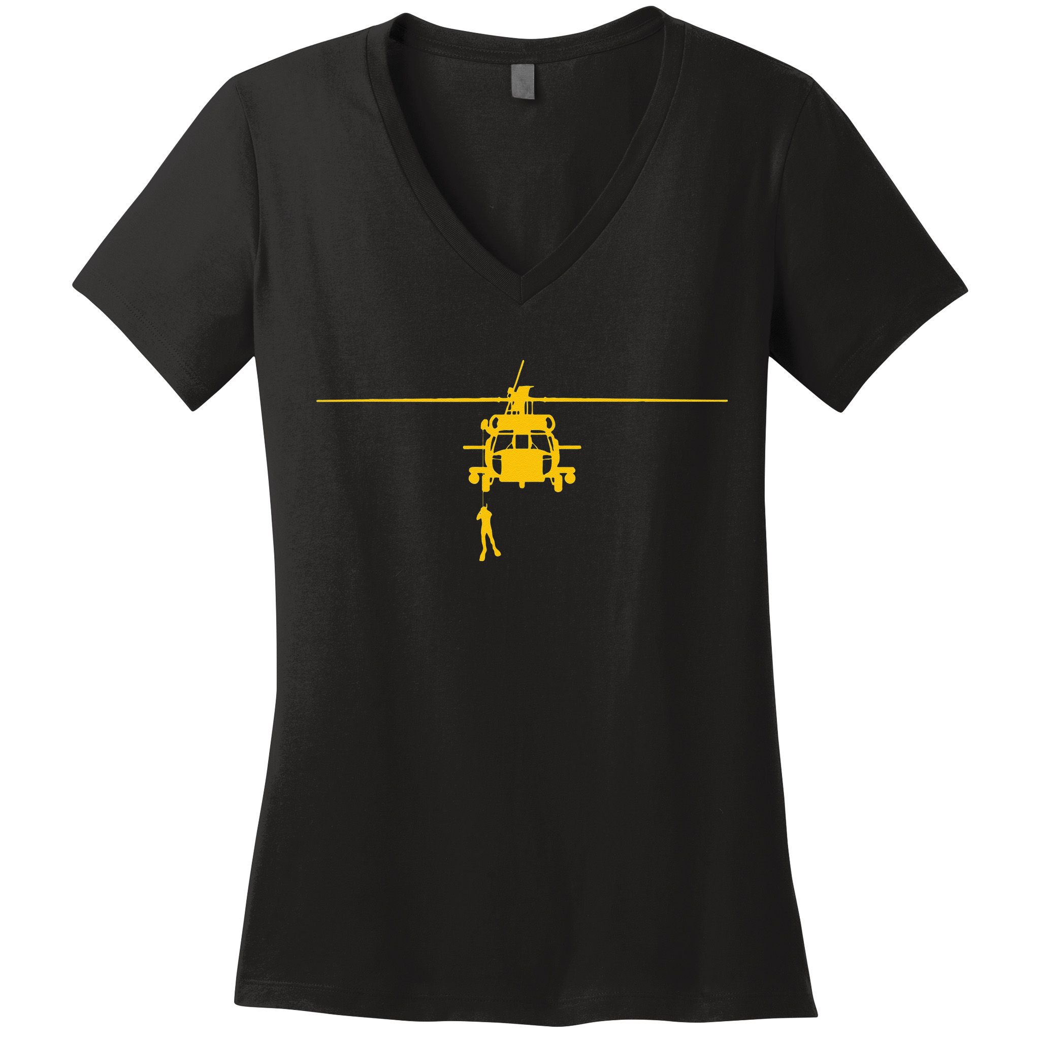 Awesome H 60 Helicopter Search And Rescue SAR Women's V-Neck T-Shirt