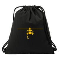 Awesome H 60 Helicopter Search And Rescue SAR Drawstring Bag
