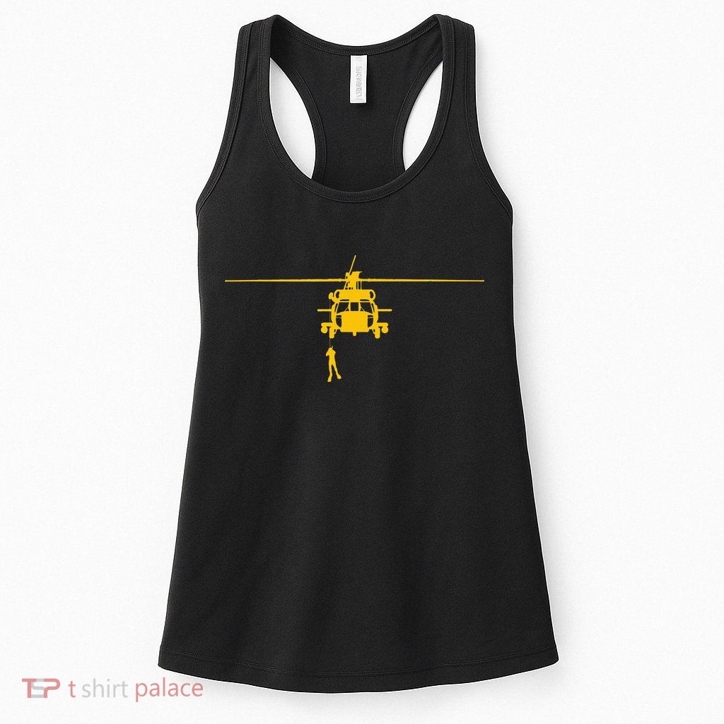 Awesome H 60 Helicopter Search And Rescue SAR Womens Tank Top