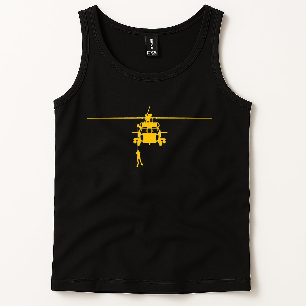 Awesome H 60 Helicopter Search And Rescue SAR Tank Top