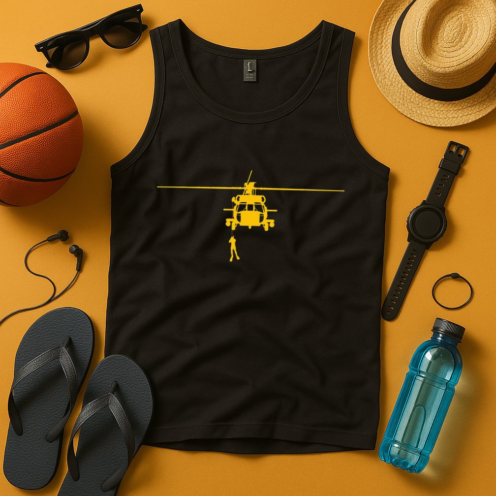 Awesome H 60 Helicopter Search And Rescue SAR Tank Top