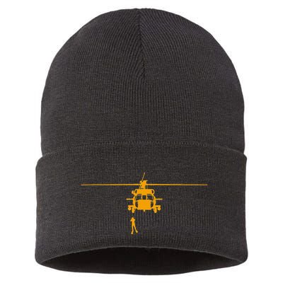 Awesome H 60 Helicopter Search And Rescue Sar Design Sustainable Knit Beanie