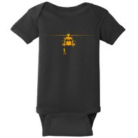 Awesome H 60 Helicopter Search And Rescue Sar Design Baby Bodysuit