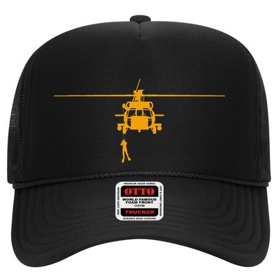 Awesome H 60 Helicopter Search And Rescue Sar Design Trucker Hat