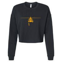 Awesome H 60 Helicopter Search And Rescue Sar Design Cropped Pullover Crew