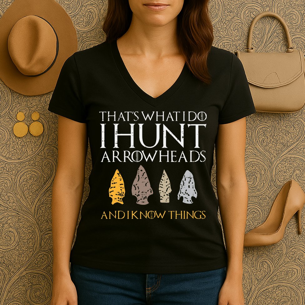 Arrowhead Hunting Arrowhead Arrowhead Hunter Women's V-Neck T-Shirt