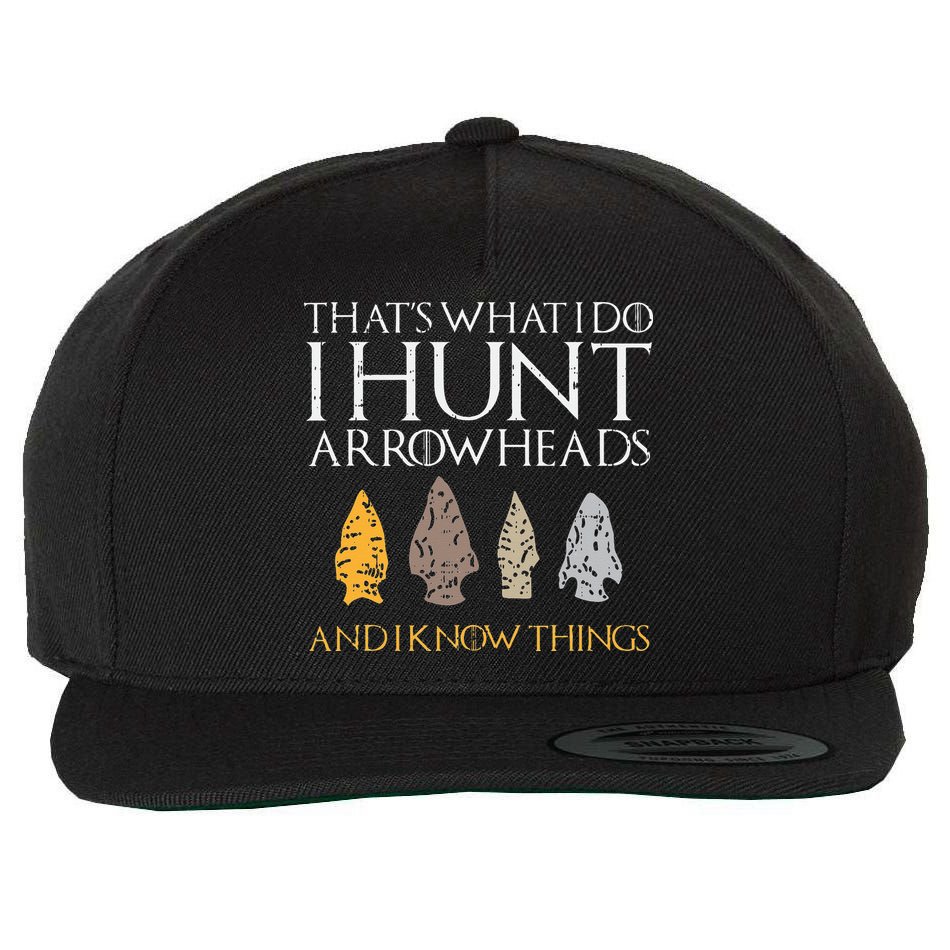 Arrowhead Hunting Arrowhead Arrowhead Hunter Wool Snapback Cap