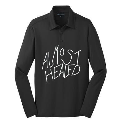 Almost Healed Silk Touch Performance Long Sleeve Polo