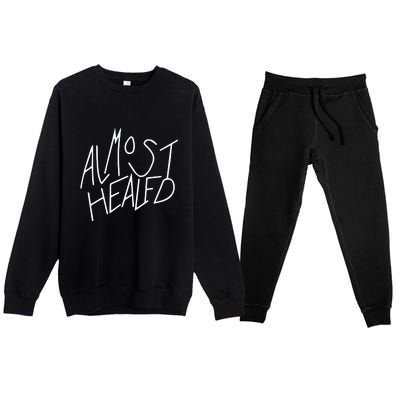 Almost Healed Premium Crewneck Sweatsuit Set