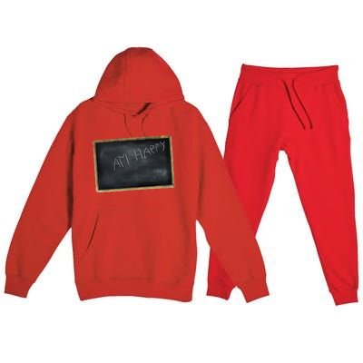 Am Happy Premium Hooded Sweatsuit Set