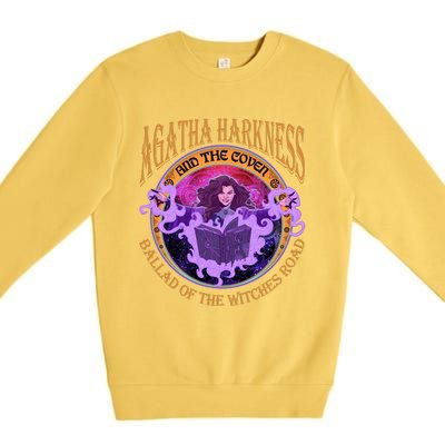 Agatha Harkness And The Coven Ballad Witches Road Agatha Harkness Premium Crewneck Sweatshirt