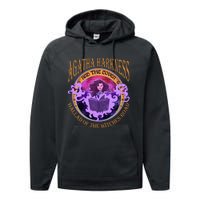 Agatha Harkness And The Coven Ballad Witches Road Agatha Harkness Performance Fleece Hoodie