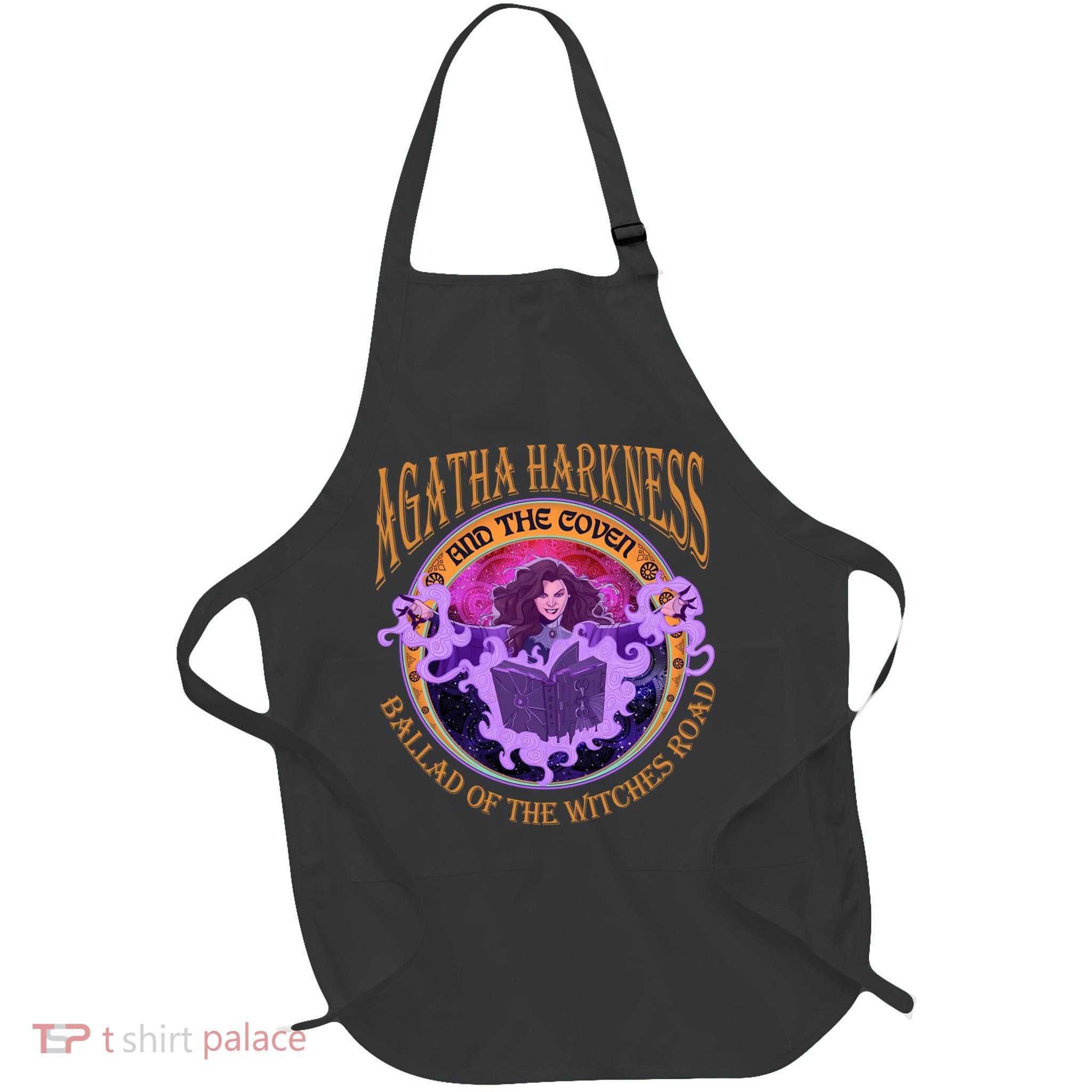Agatha Harkness And The Coven Ballad Witches Road Agatha Harkness Full-Length Apron With Pockets