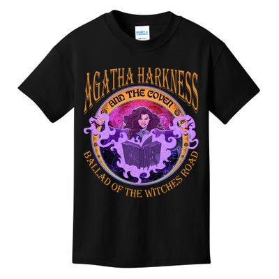 Agatha Harkness And The Coven Ballad Witches Road Agatha Harkness Kids T-Shirt