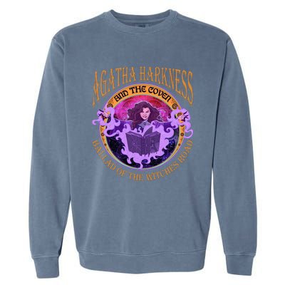 Agatha Harkness And The Coven Ballad Witches Road Agatha Harkness Garment-Dyed Sweatshirt