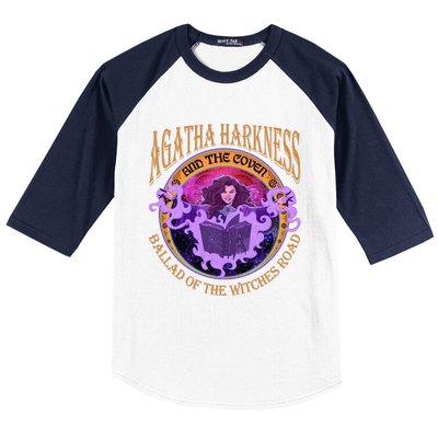 Agatha Harkness And The Coven Ballad Witches Road Agatha Harkness Baseball Sleeve Shirt