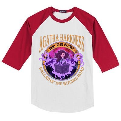 Agatha Harkness And The Coven Ballad Witches Road Agatha Harkness Kids Colorblock Raglan Jersey