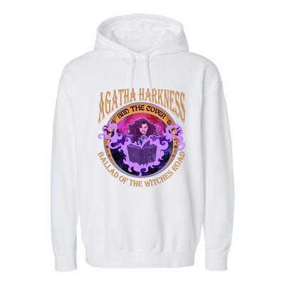 Agatha Harkness And The Coven Ballad Witches Road Agatha Harkness Garment-Dyed Fleece Hoodie