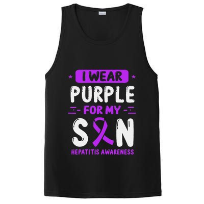 Autoimmune Hepatitis Awareness Son Purple Ribbon Children PosiCharge Competitor Tank