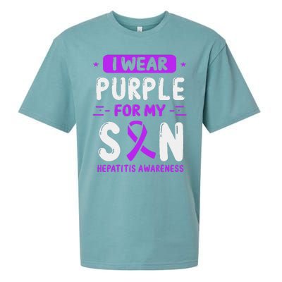 Autoimmune Hepatitis Awareness Son Purple Ribbon Children Sueded Cloud Jersey T-Shirt