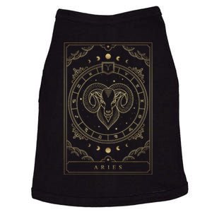 Aries Horoscope And Zodiac Constellation Symbol Doggie Tank