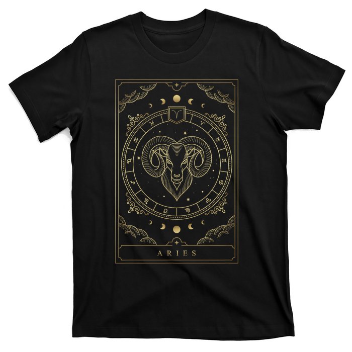 Aries Horoscope And Zodiac Constellation Symbol T-Shirt