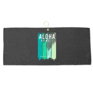 Aloha Hawaii Large Microfiber Waffle Golf Towel