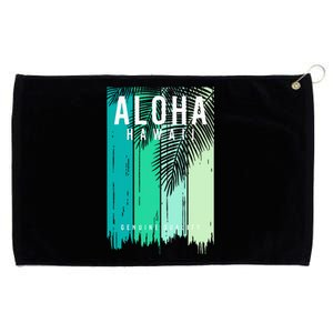 Aloha Hawaii Grommeted Golf Towel