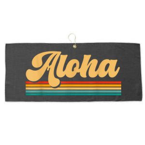 Aloha Hawaii Large Microfiber Waffle Golf Towel