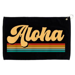 Aloha Hawaii Grommeted Golf Towel