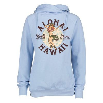 Aloha Hawaii Womens Funnel Neck Pullover Hood