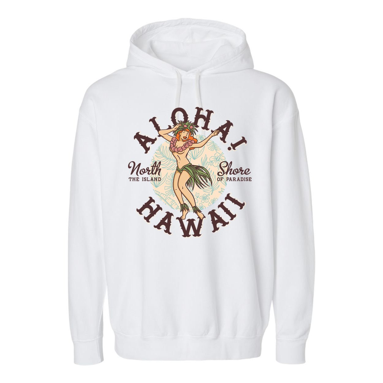 Aloha Hawaii Garment-Dyed Fleece Hoodie