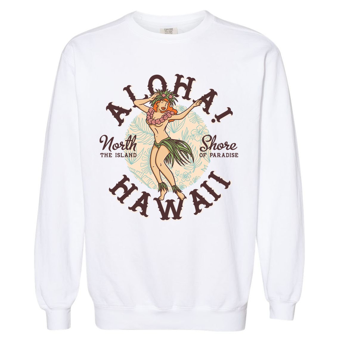 Aloha Hawaii Garment-Dyed Sweatshirt