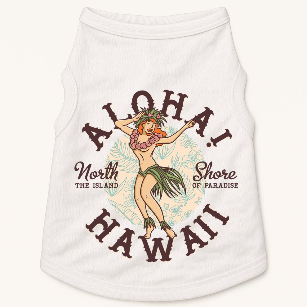 Aloha Hawaii Doggie Tank