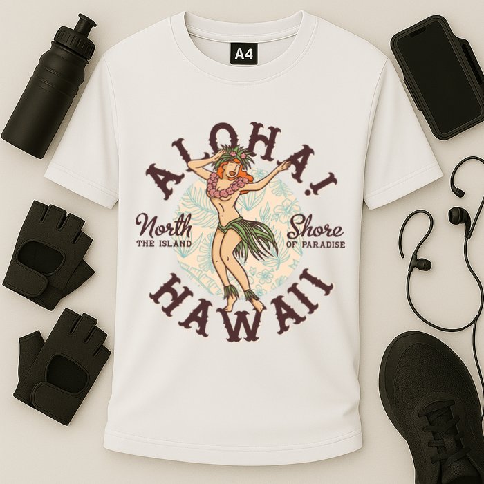 Aloha Hawaii Cooling Performance Crew T-Shirt
