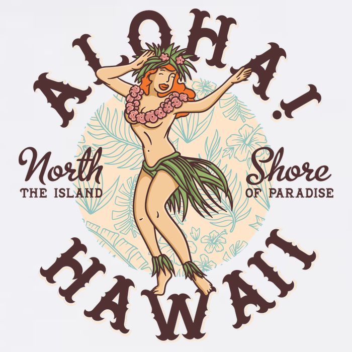 Aloha Hawaii Cooling Performance Crew T-Shirt