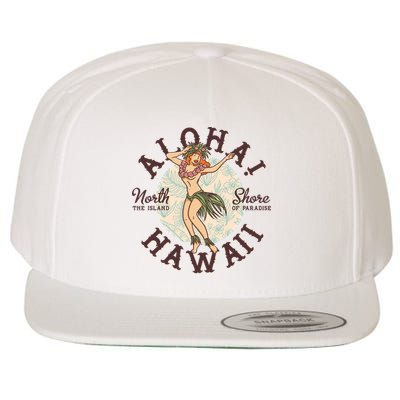 Aloha Hawaii Wool Snapback Cap