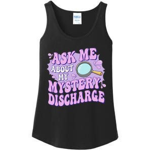 Adult Humor Ask Me About My Sarcastic Mystery Discharge Ladies Essential Tank