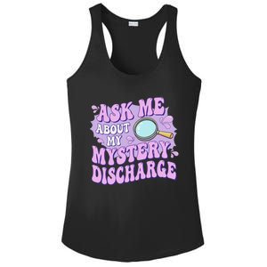 Adult Humor Ask Me About My Sarcastic Mystery Discharge Ladies PosiCharge Competitor Racerback Tank