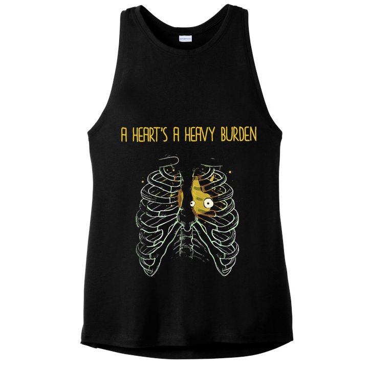 A HeartS A Heavy Burden Howls Castle Ladies PosiCharge Tri-Blend Wicking Tank