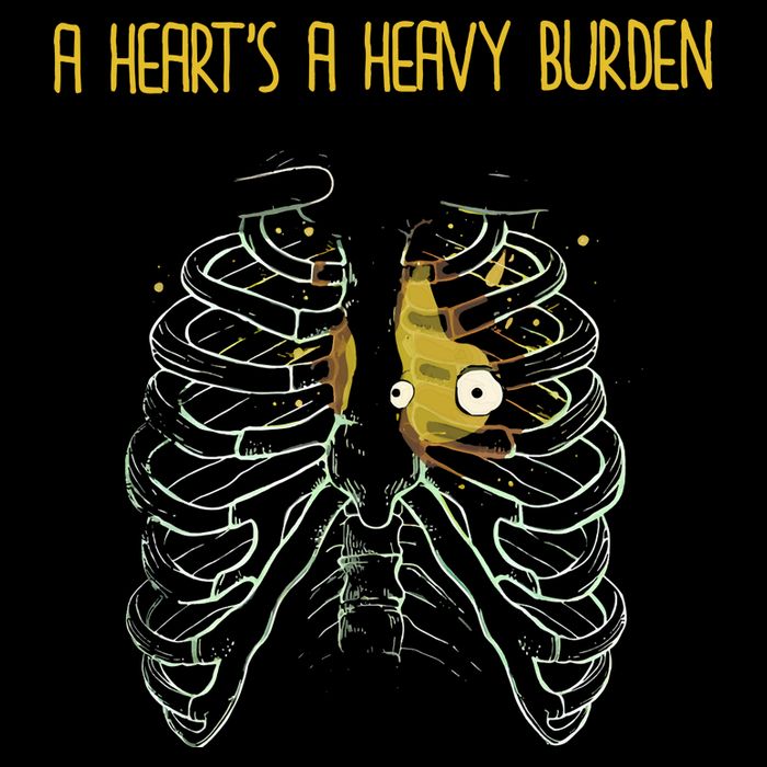 A HeartS A Heavy Burden Howls Castle City Backpack