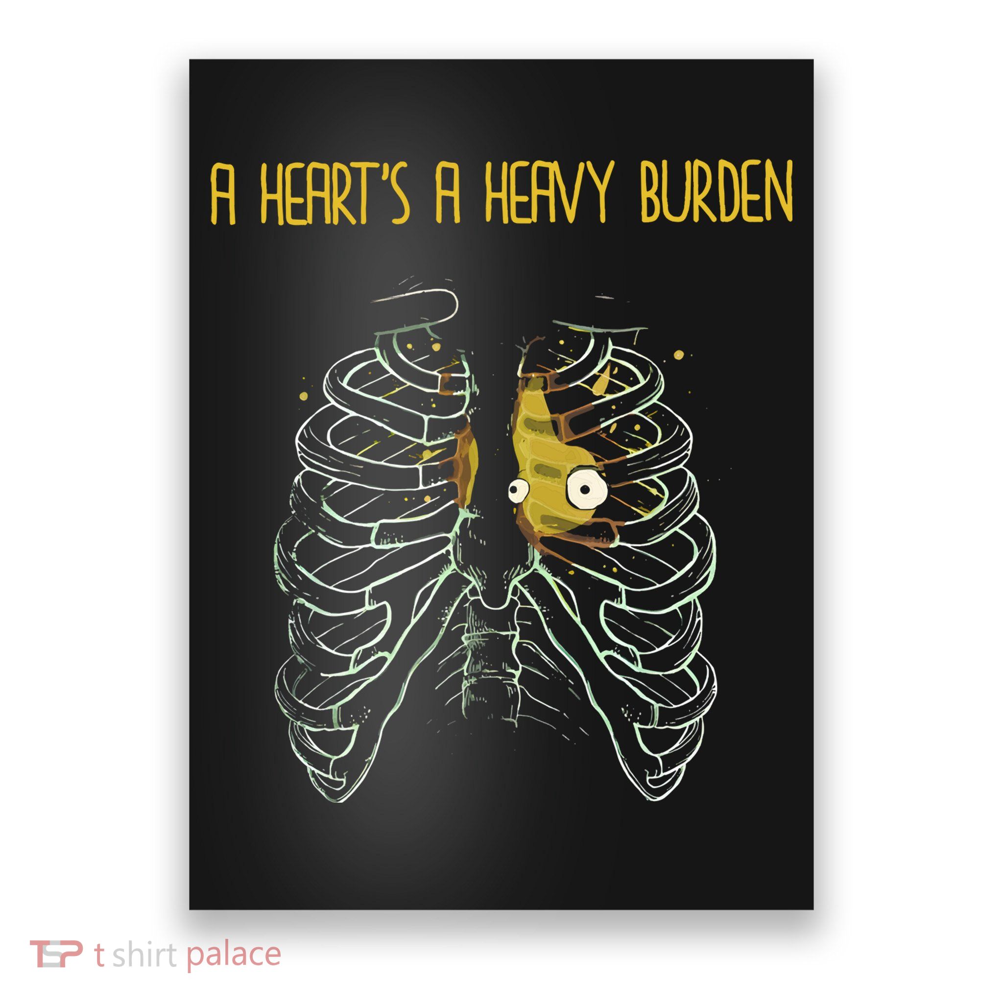 A HeartS A Heavy Burden Howls Castle Poster