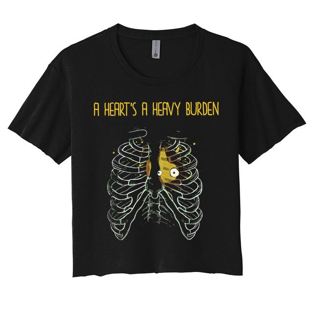 A HeartS A Heavy Burden Howls Castle Crop Top