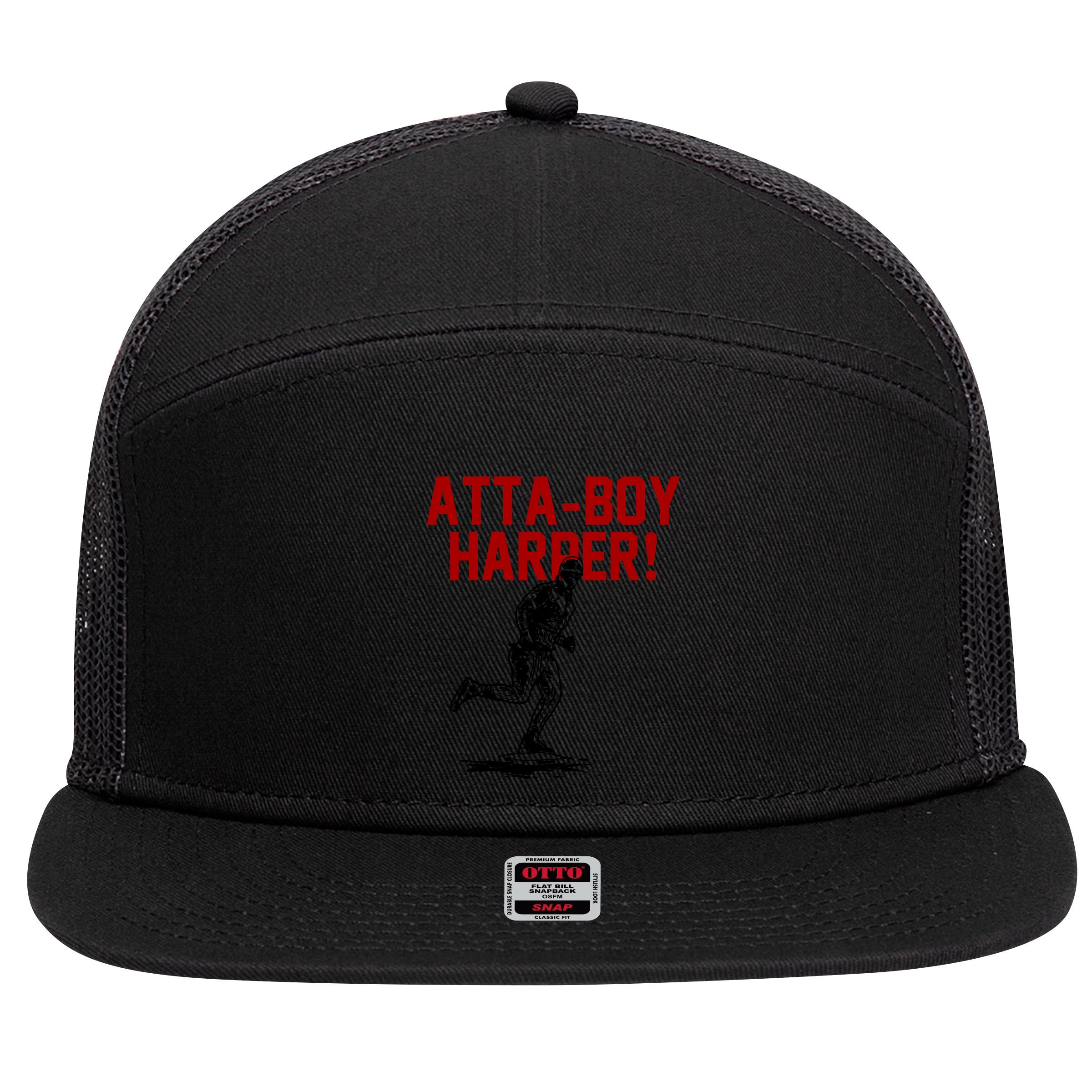 Attaboy Harper 7 Panel Mesh Trucker Snapback Hat