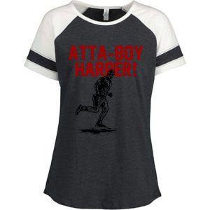 Attaboy Harper Enza Ladies Jersey Colorblock Tee