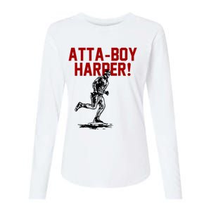 Attaboy Harper Womens Cotton Relaxed Long Sleeve T-Shirt