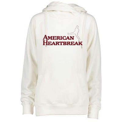 American Heartbreak Womens Funnel Neck Pullover Hood